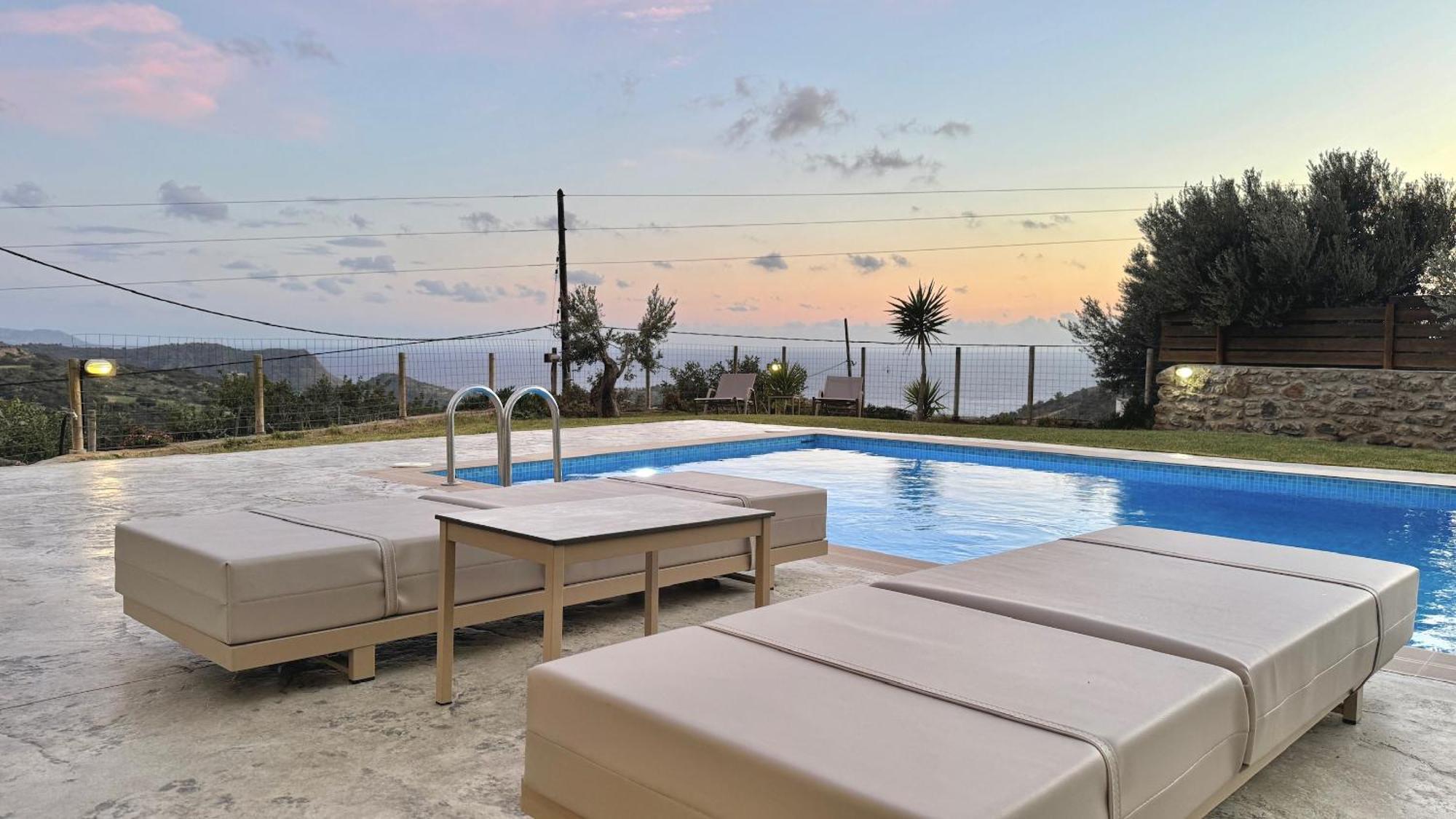 Villa Michael Triopetra Private Villa, Private Swimming Pool, Garden, Panoramic Sunset מראה חיצוני תמונה