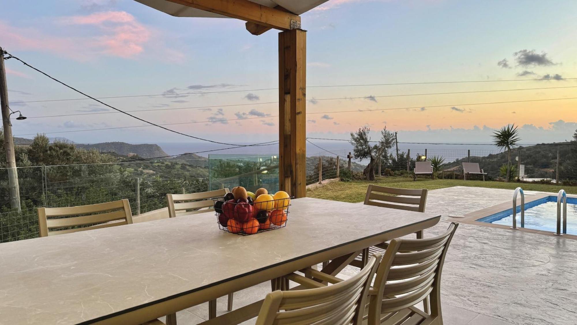 Villa Michael Triopetra Private Villa, Private Swimming Pool, Garden, Panoramic Sunset מראה חיצוני תמונה
