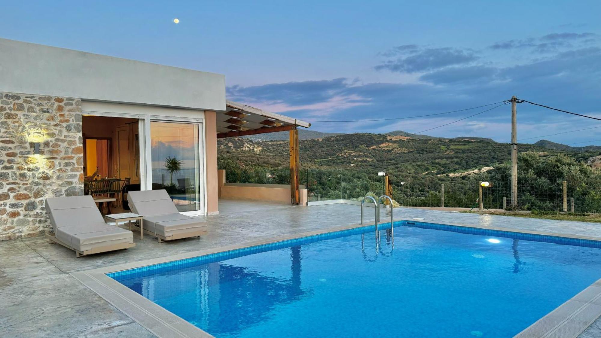 Villa Michael Triopetra Private Villa, Private Swimming Pool, Garden, Panoramic Sunset מראה חיצוני תמונה
