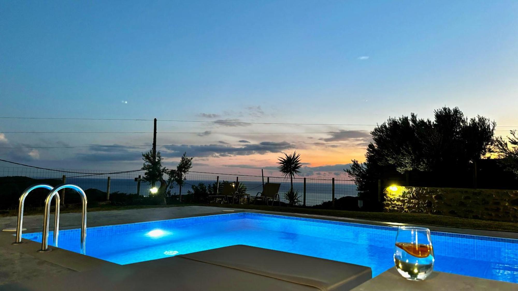 Villa Michael Triopetra Private Villa, Private Swimming Pool, Garden, Panoramic Sunset מראה חיצוני תמונה