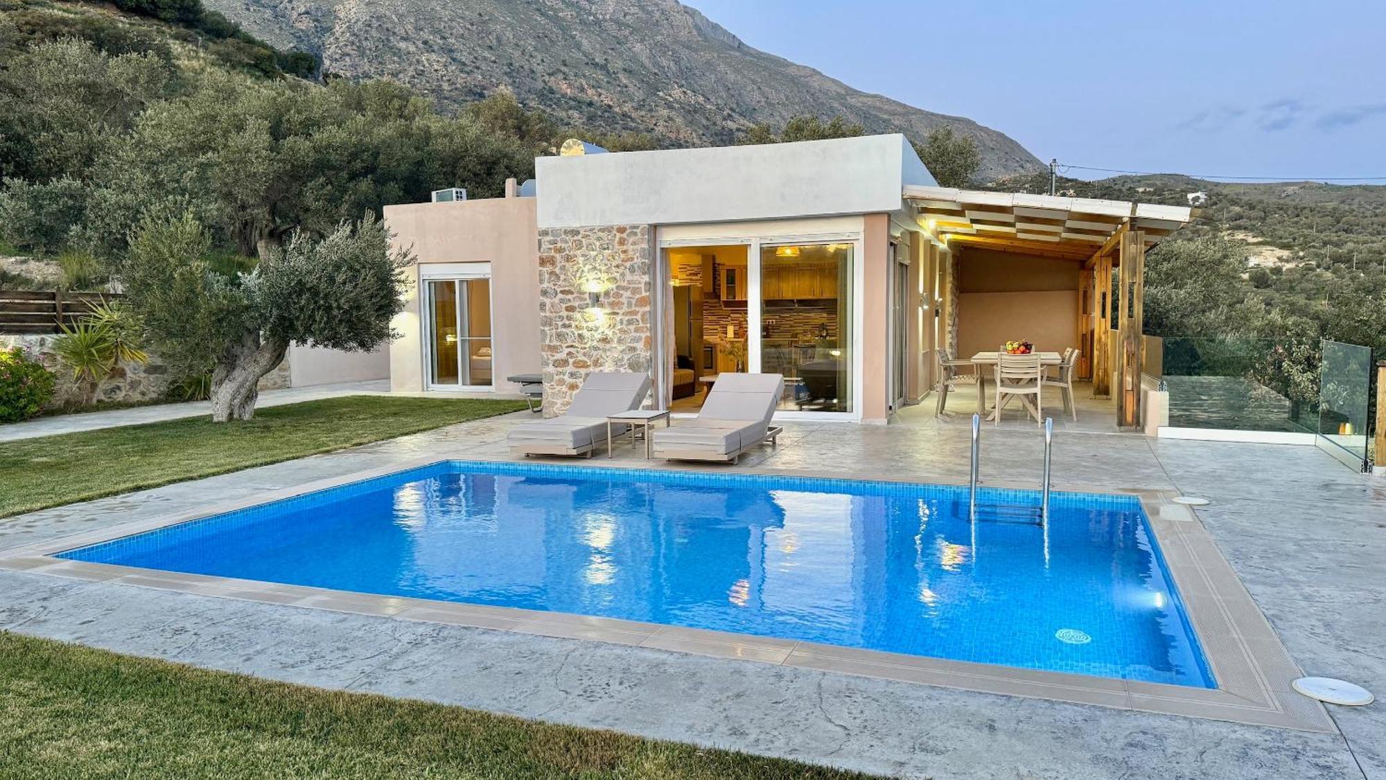 Villa Michael Triopetra Private Villa, Private Swimming Pool, Garden, Panoramic Sunset מראה חיצוני תמונה