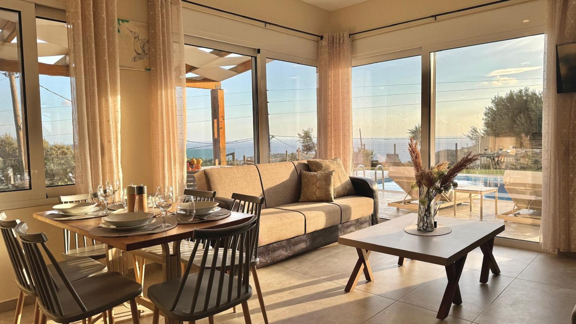 Villa Michael Triopetra Private Villa, Private Swimming Pool, Garden, Panoramic Sunset מראה חיצוני תמונה