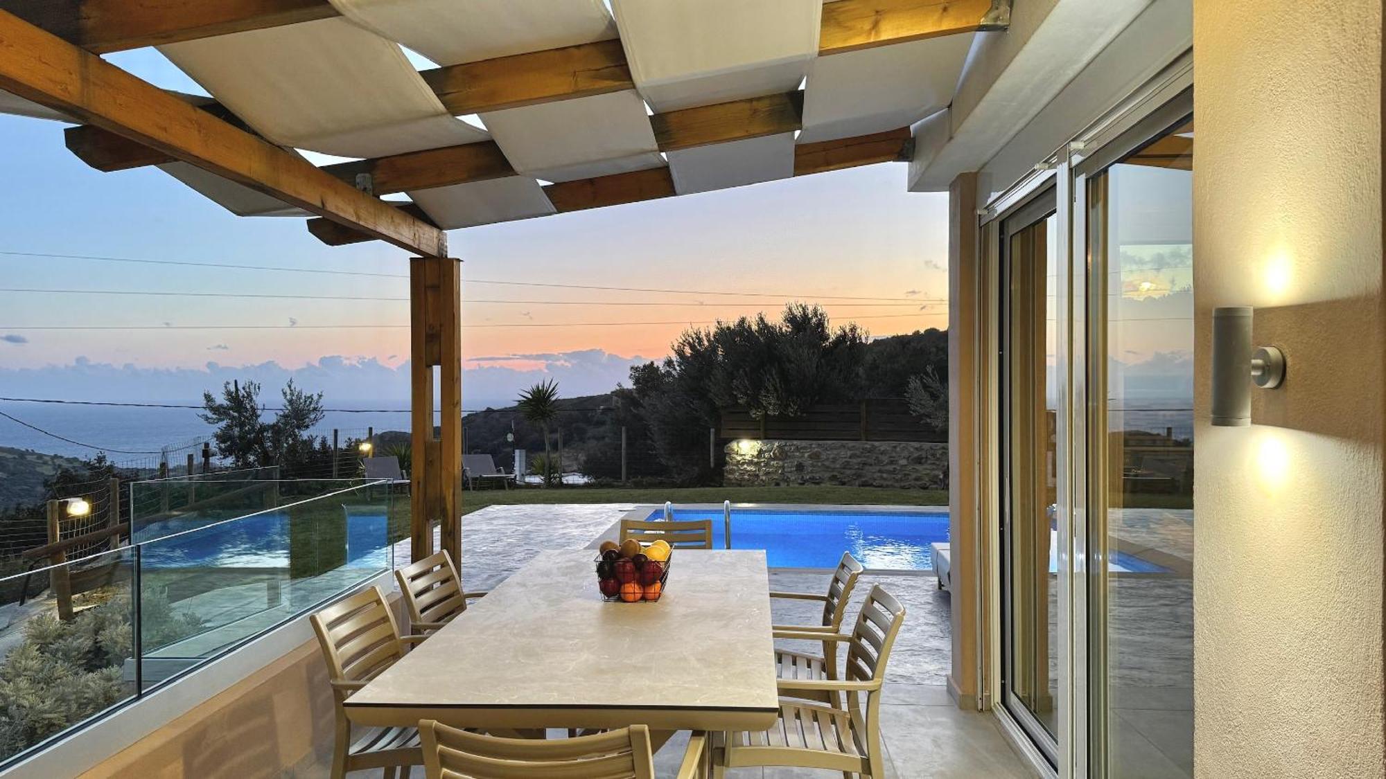 Villa Michael Triopetra Private Villa, Private Swimming Pool, Garden, Panoramic Sunset מראה חיצוני תמונה