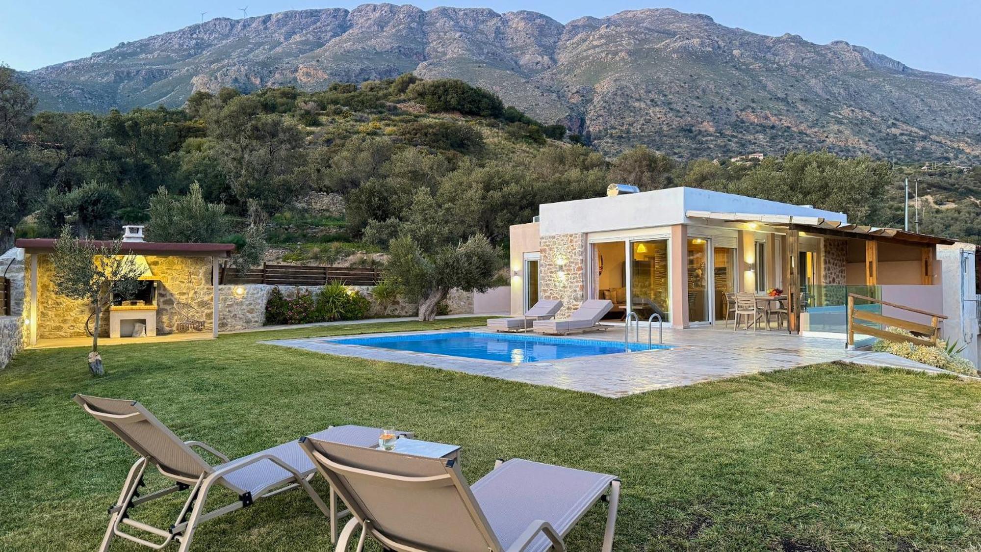 Villa Michael Triopetra Private Villa, Private Swimming Pool, Garden, Panoramic Sunset מראה חיצוני תמונה